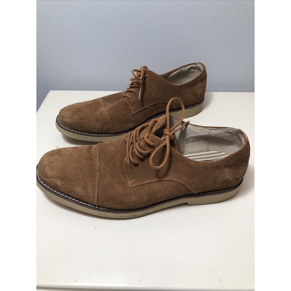 G.H. BASS‎ & Co. of Maine Men's Shoes 9M Brown Suede Cyrus Business Casual